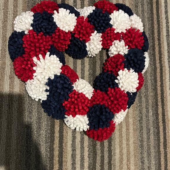 Red White & Blue Door Wreath-4th of July decor - Picture 2 of 6